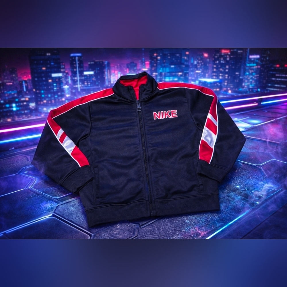 Nike Kids Black and Red Jacket